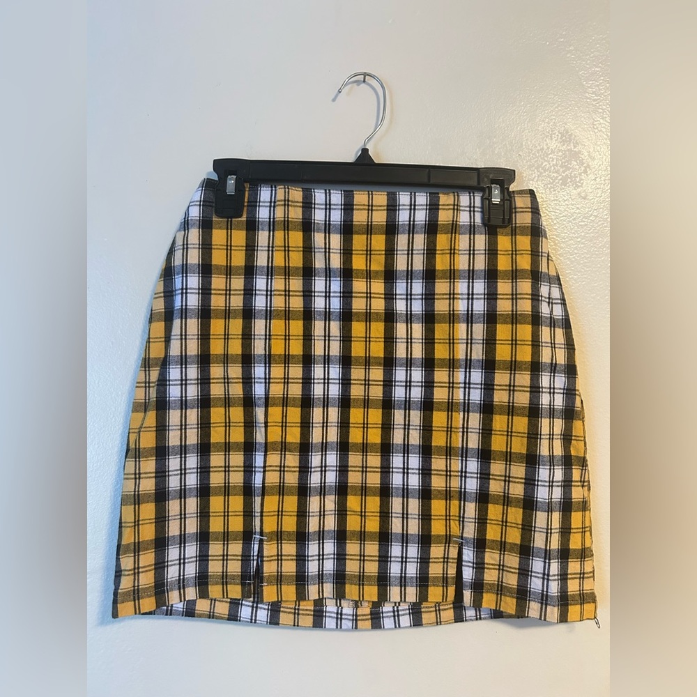 Academia Preppy Plaid Mini Skirt Modern Prep Classy Workwear Office Siren S